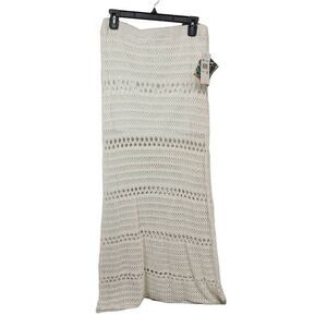 Roxy Size Large Solimar Sun Maxi Skirt - Women's Knit Beachwear Summer T